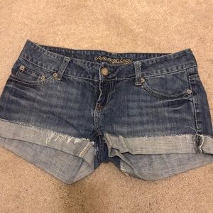 American Eagle cuff jean shorts